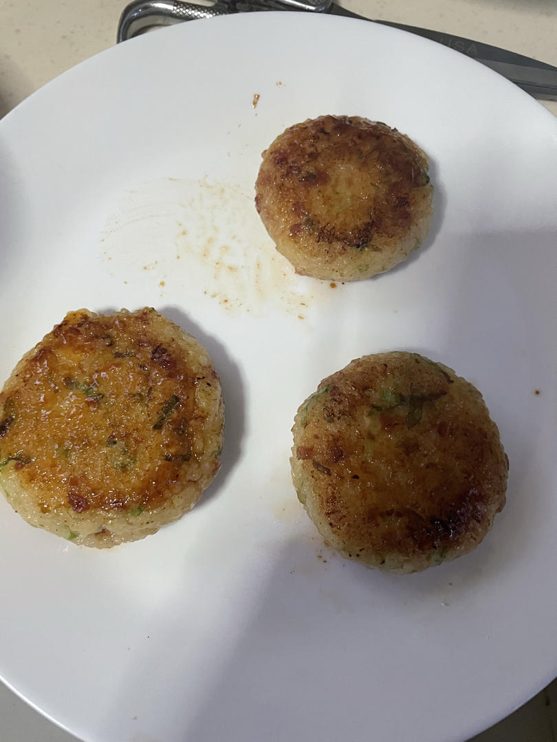 剩饭的巨好吃做法‼️日式芝士饭团🍙