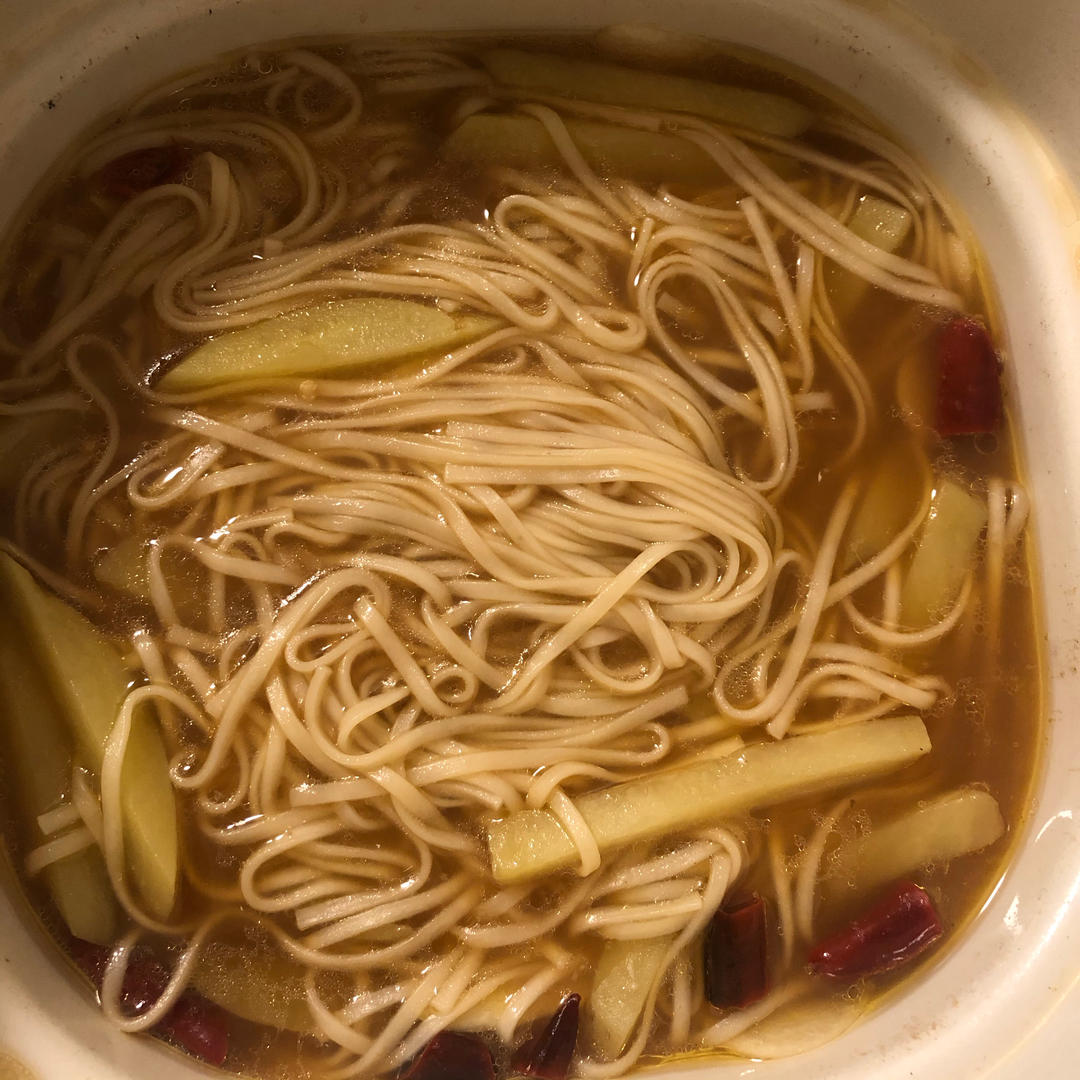 土豆汤面片（面条）