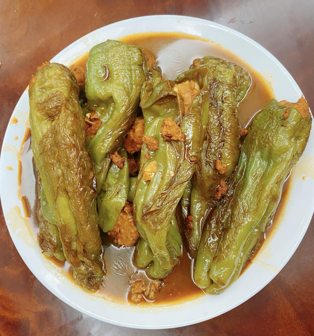 下饭菜肴--青椒酿肉