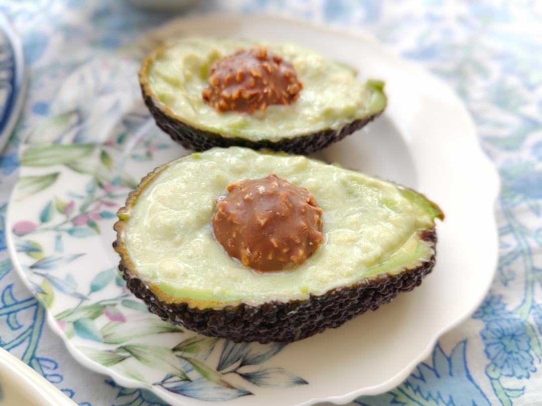龙吟牛油果🥑(超简单易做版健康牛油果冰淇淋)
