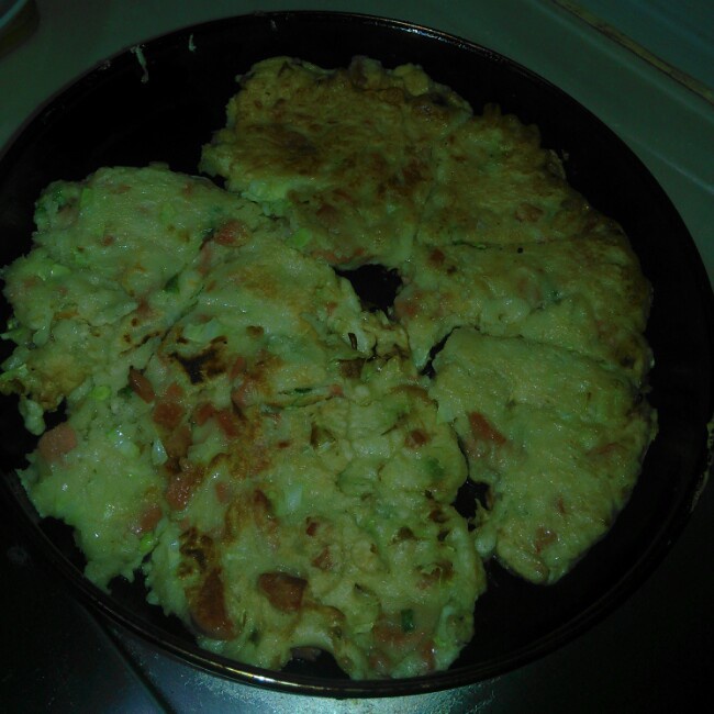 火腿鸡蛋饼