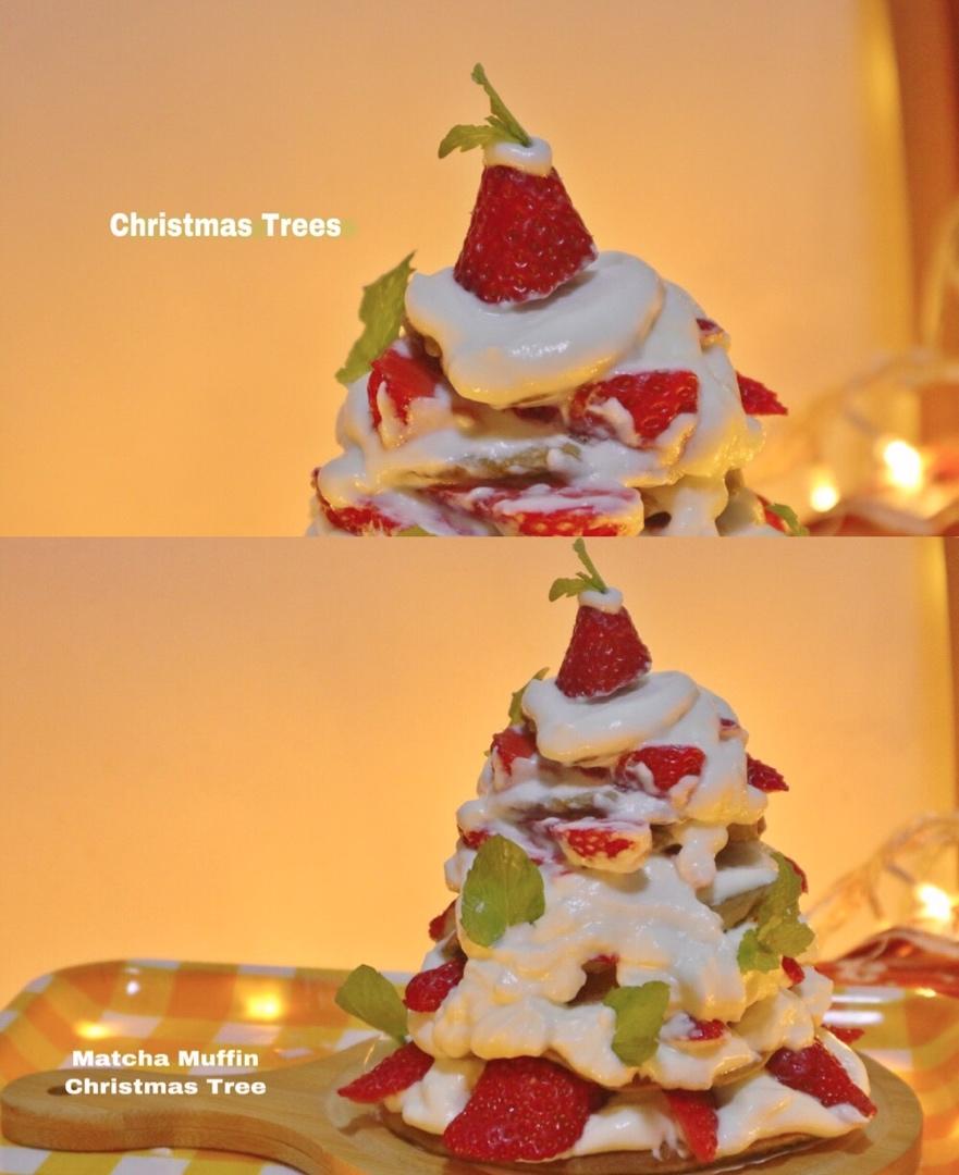 抹茶松饼塔Matcha Pancake Xmas Tree