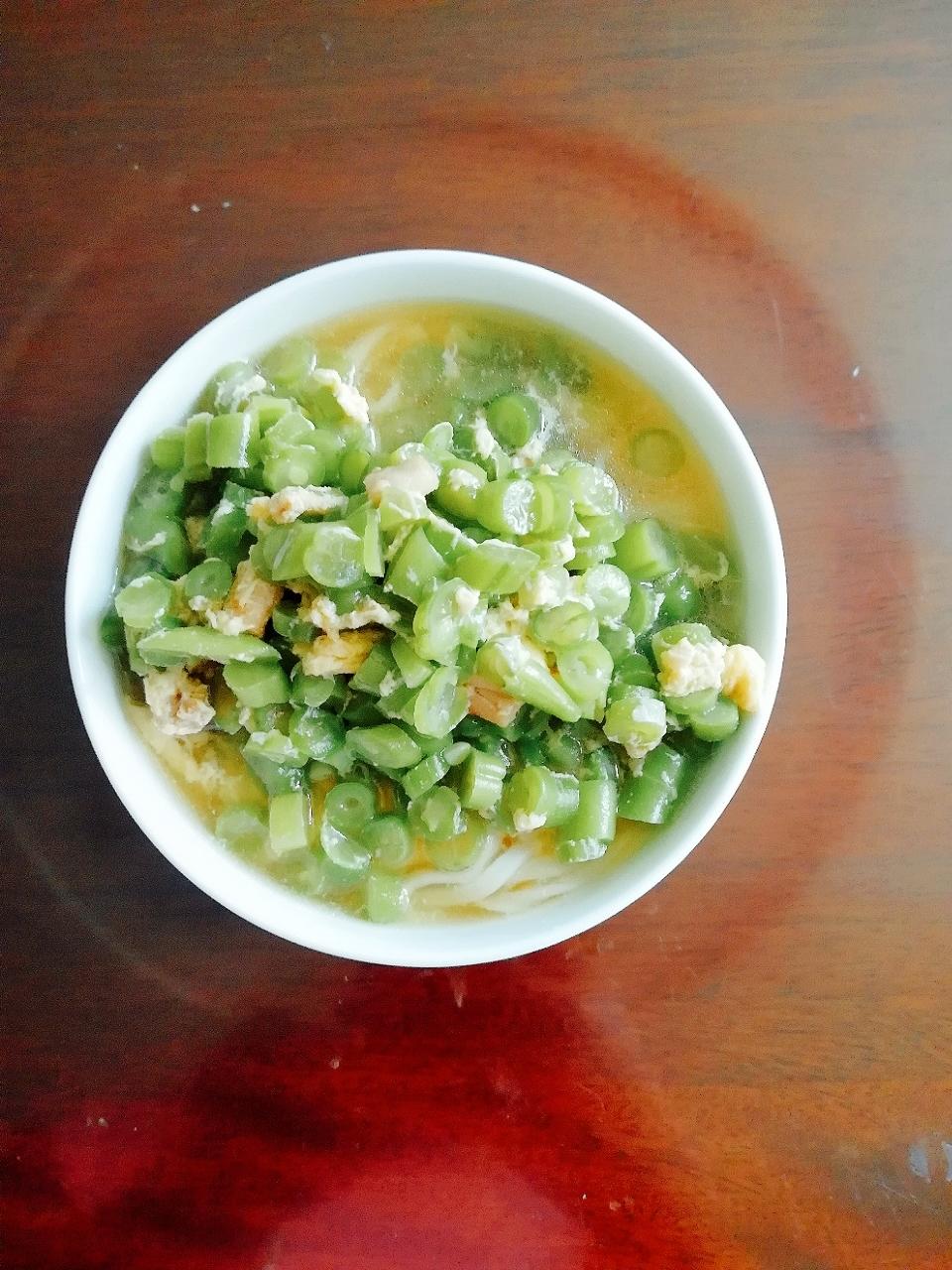 打卤面之扁豆面条