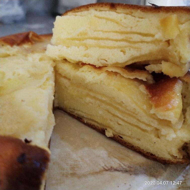 【苹果酸奶千层蛋糕】快手低卡小甜品