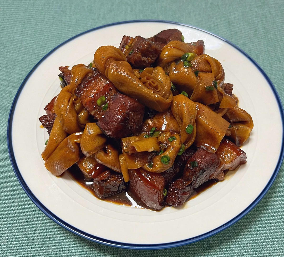 红烧肉千张结