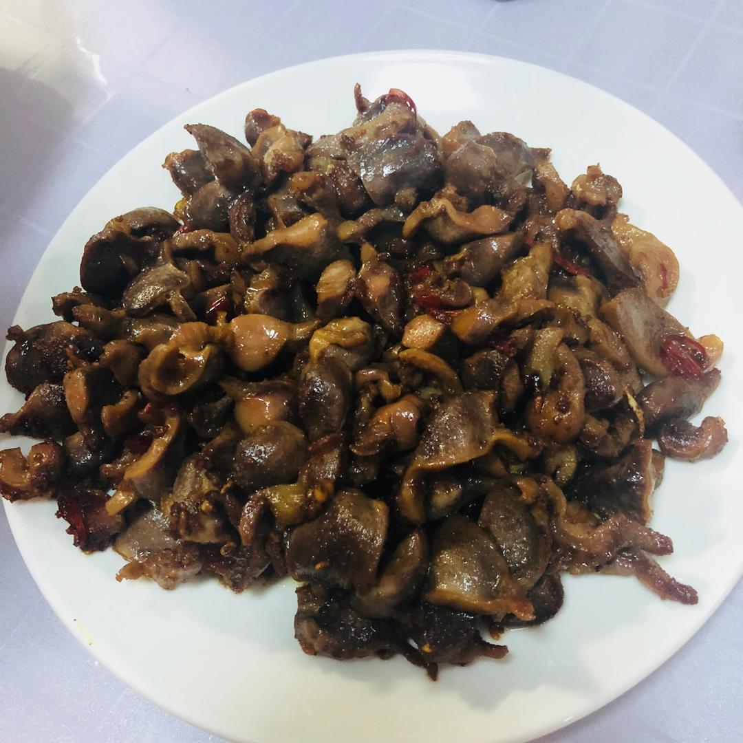 小炒鸡胗