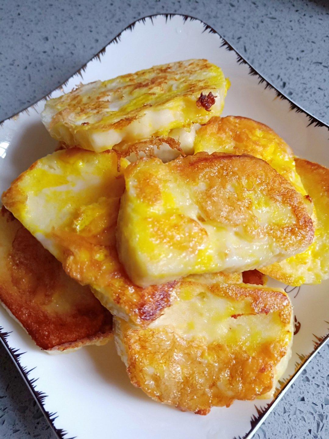 悠悠yoyo8做的鸡蛋煎馒头片