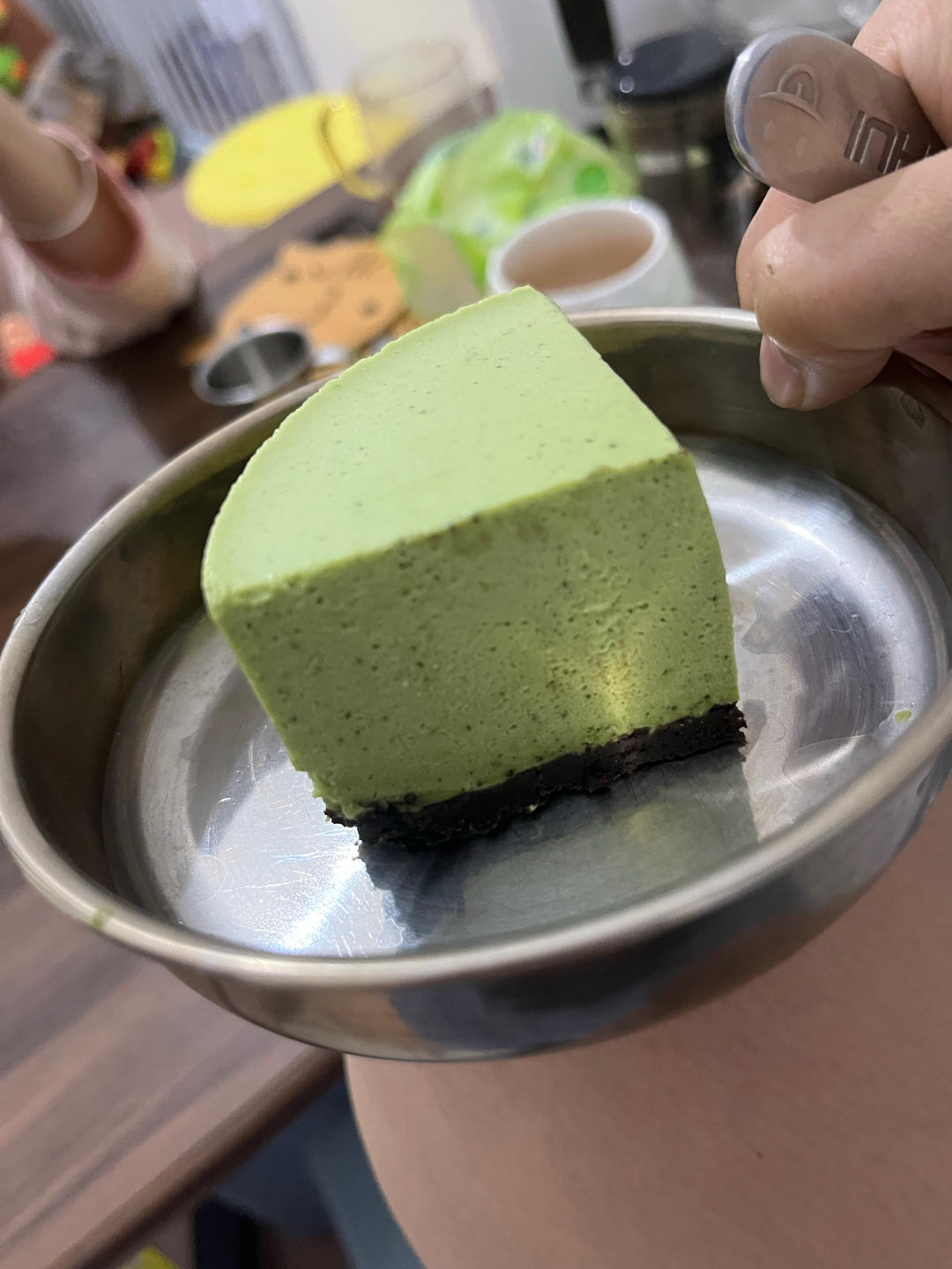 抹茶芝士慕斯蛋糕