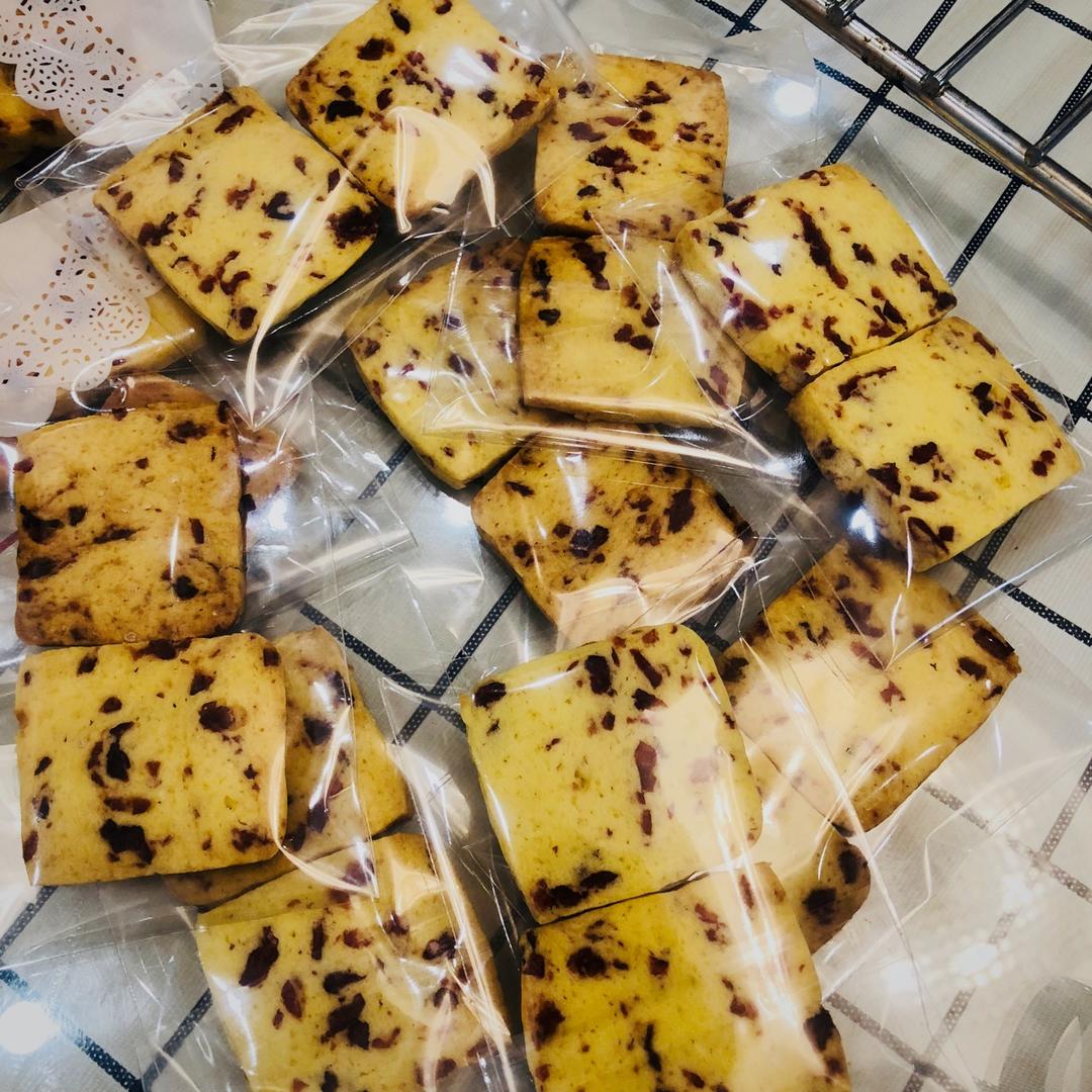 低糖少油版蔓越莓饼干