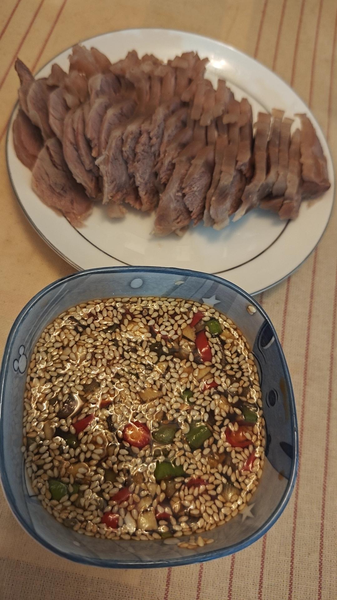 水煮（白切）牛肉-一个转身就能光盘