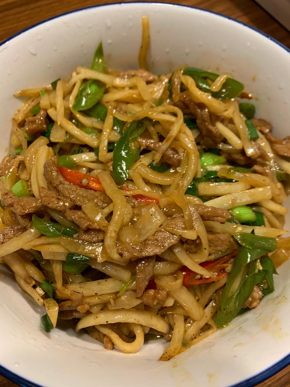 衢州菜萝卜丝炒牛肉的做法