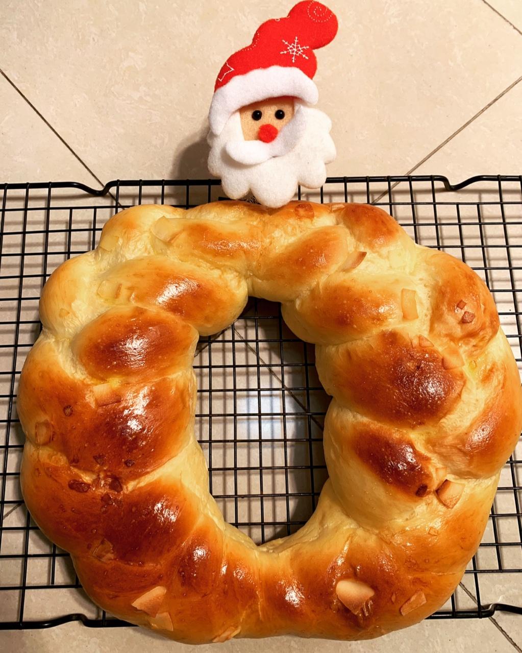 圣诞花环面包（爱和自由版）