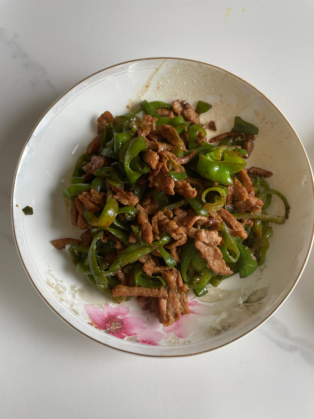 青椒炒肉丝