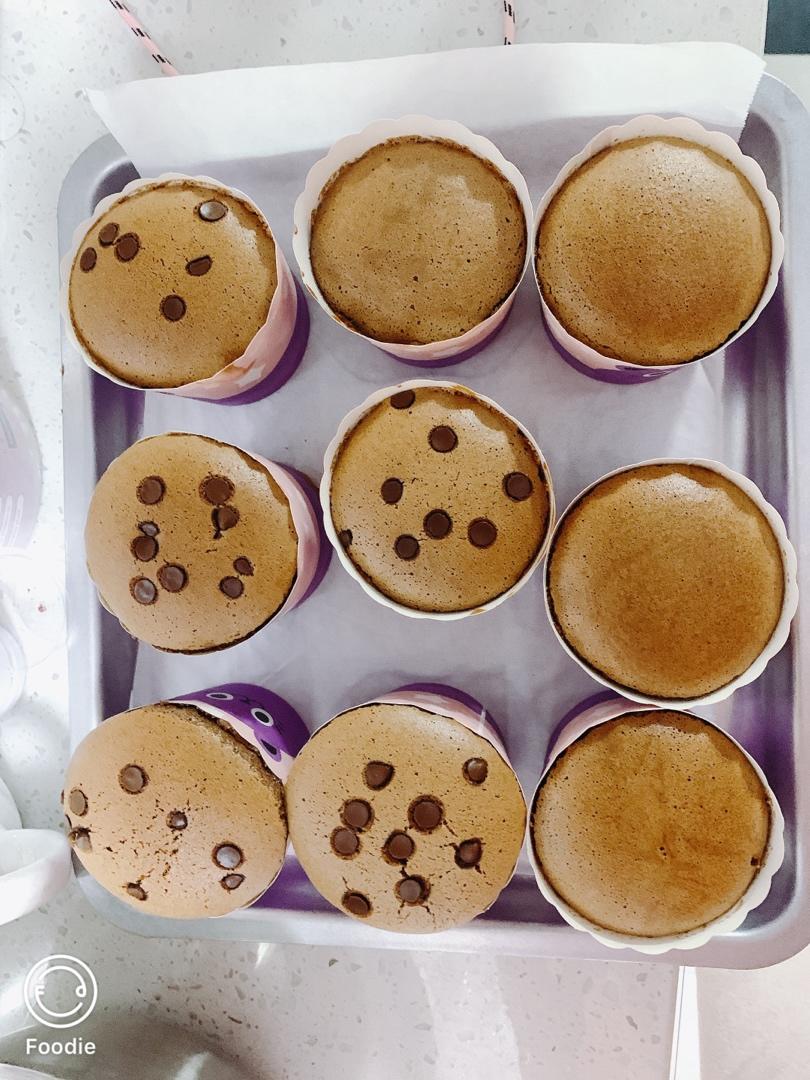 巧克力戚风杯子蛋糕