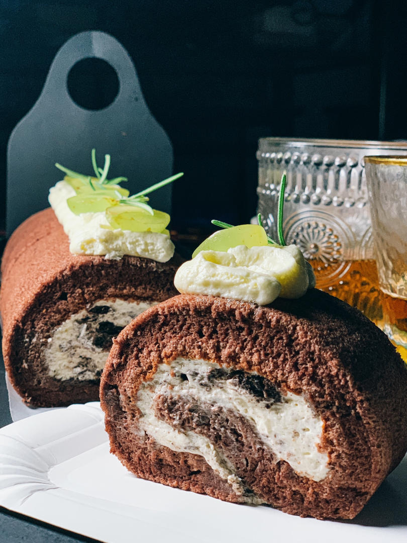 百吃不厌的奥利奥海盐蛋糕卷