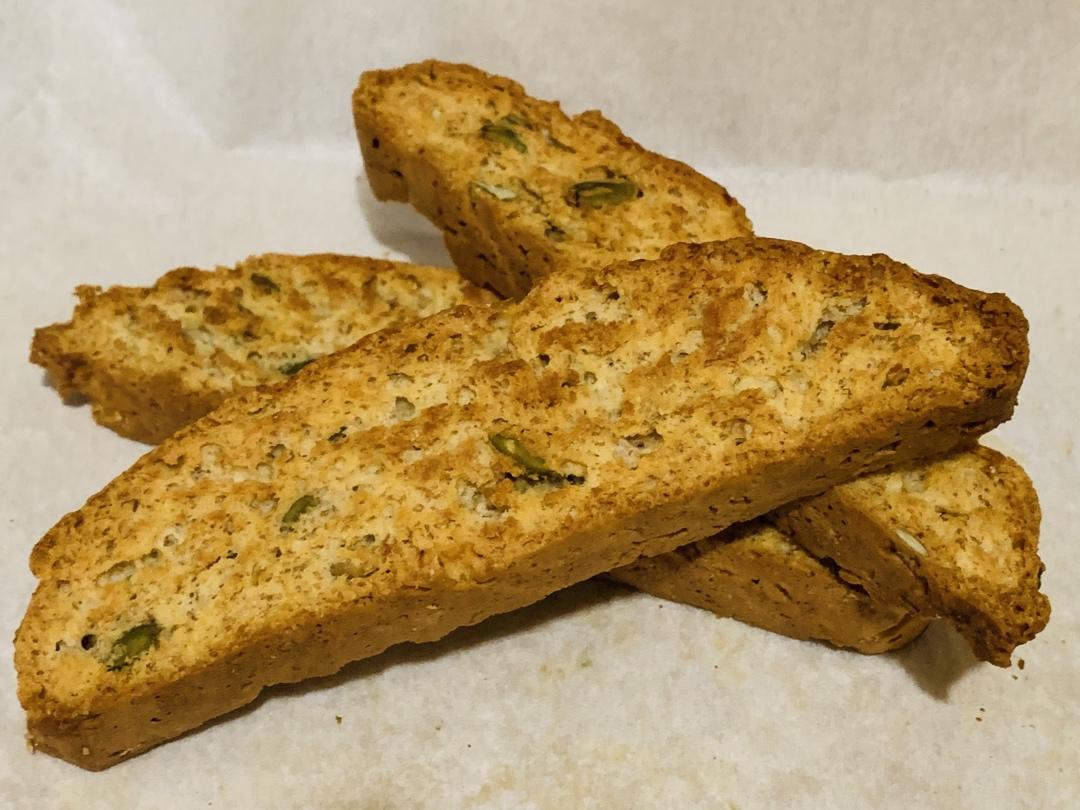 全麦咸蛋黄杏仁意式脆饼Biscotti——低卡超香吃网红【低卡小食】
