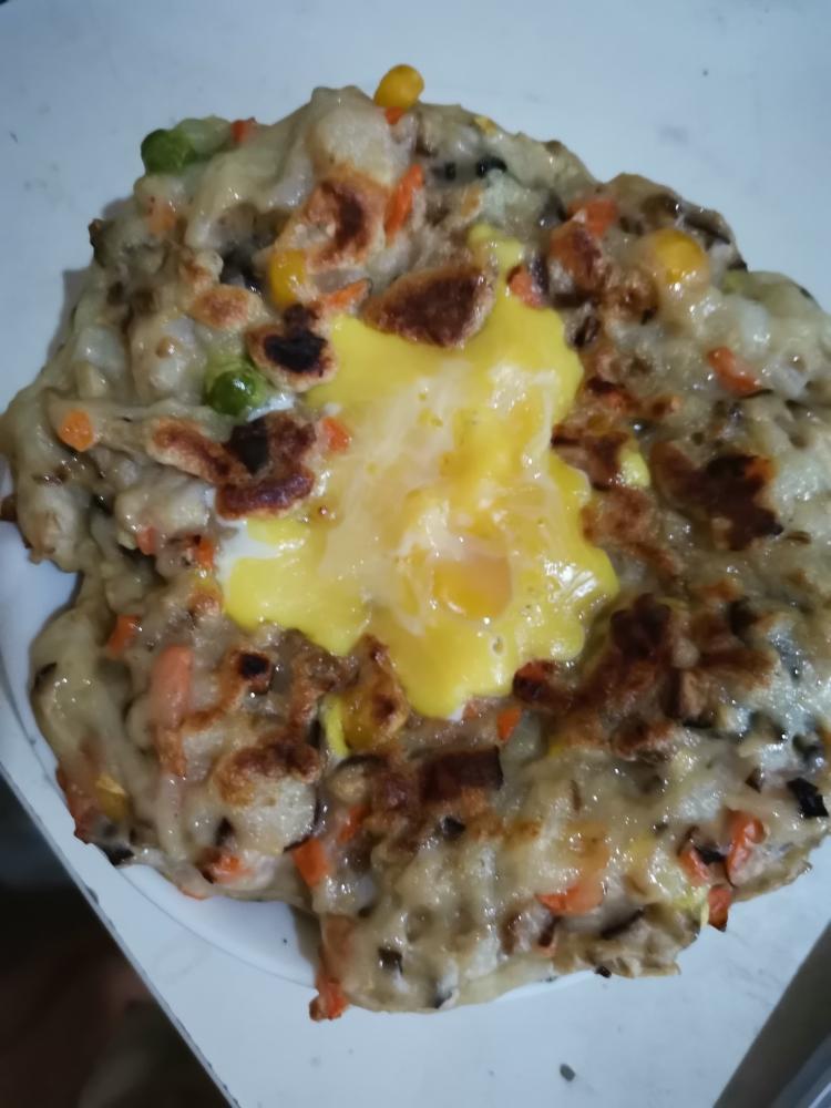 太阳蛋蔬菜饼万能公式