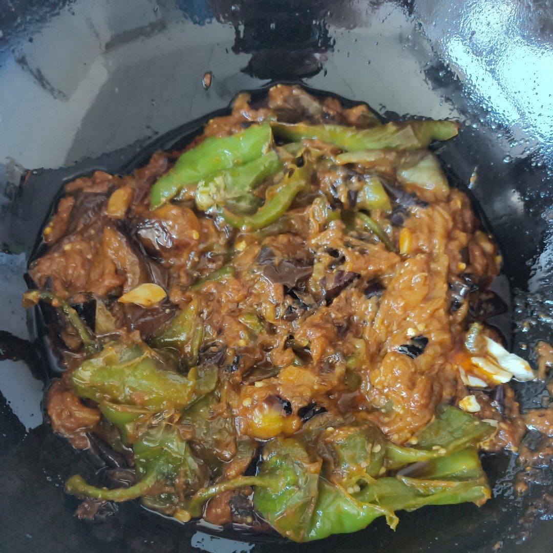 酱焖茄子辣椒