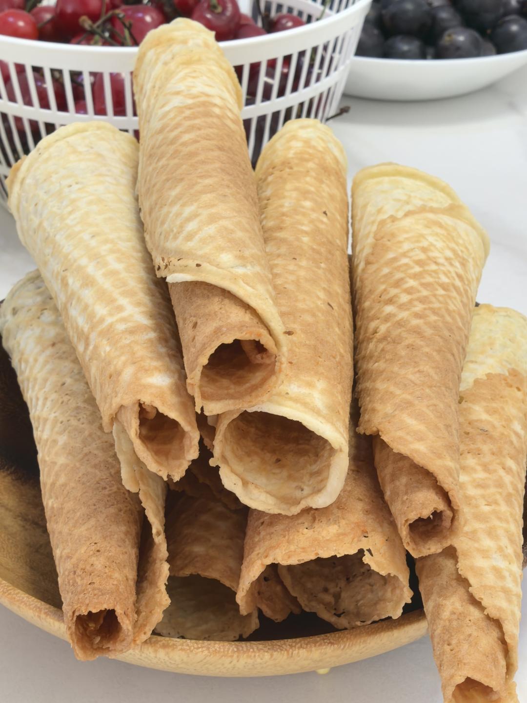 椰子油香酥蛋卷