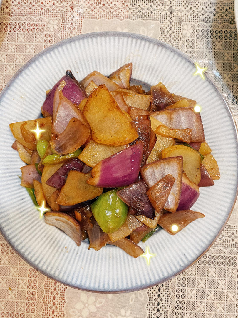 洋葱炒土豆片真的绝了(注意看小贴士)