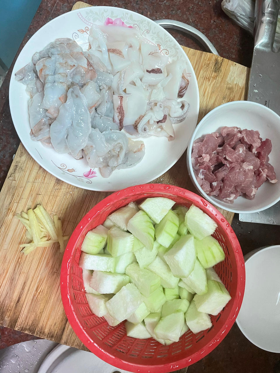 简单虾粥（电饭煲版本）