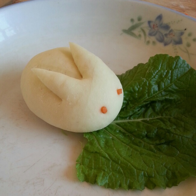 岚凪做的小兔子豆沙包