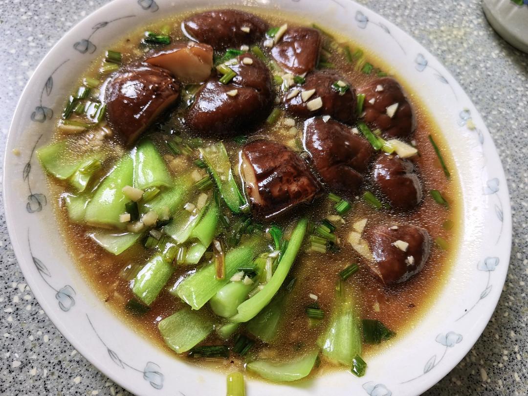 蚝油香菇小油菜