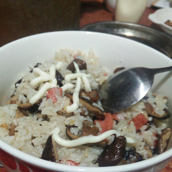 胡萝卜香菇饭