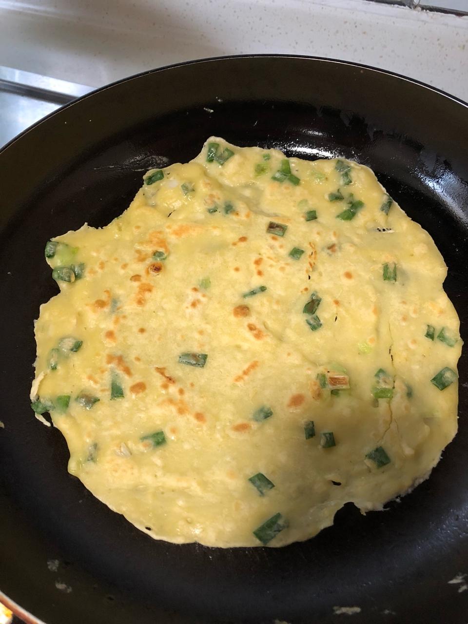 葱花蛋饼（快手营养早餐）