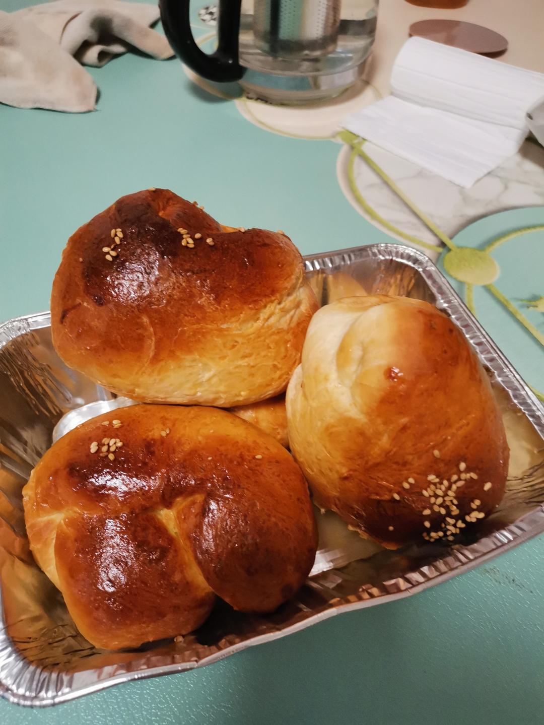 牛奶餐包（空气炸锅版）