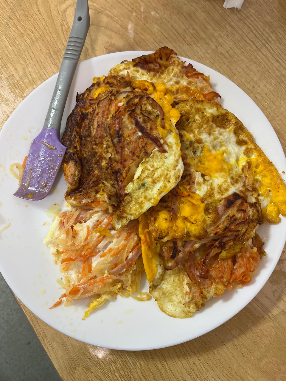 小吃糕点-蔬菜鸡蛋饼