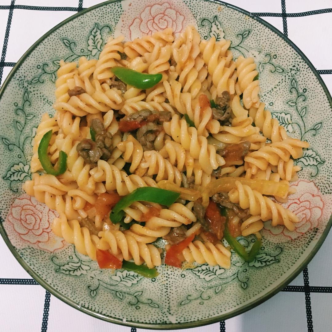 黑椒牛柳意面
