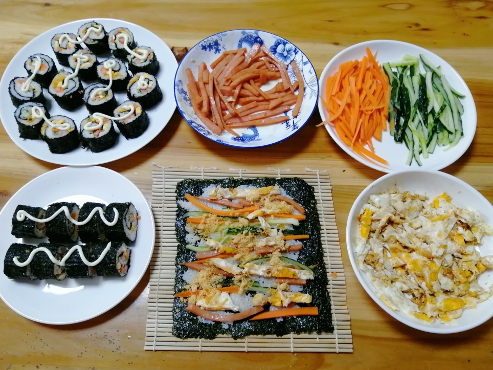 紫菜卷寿司的做法