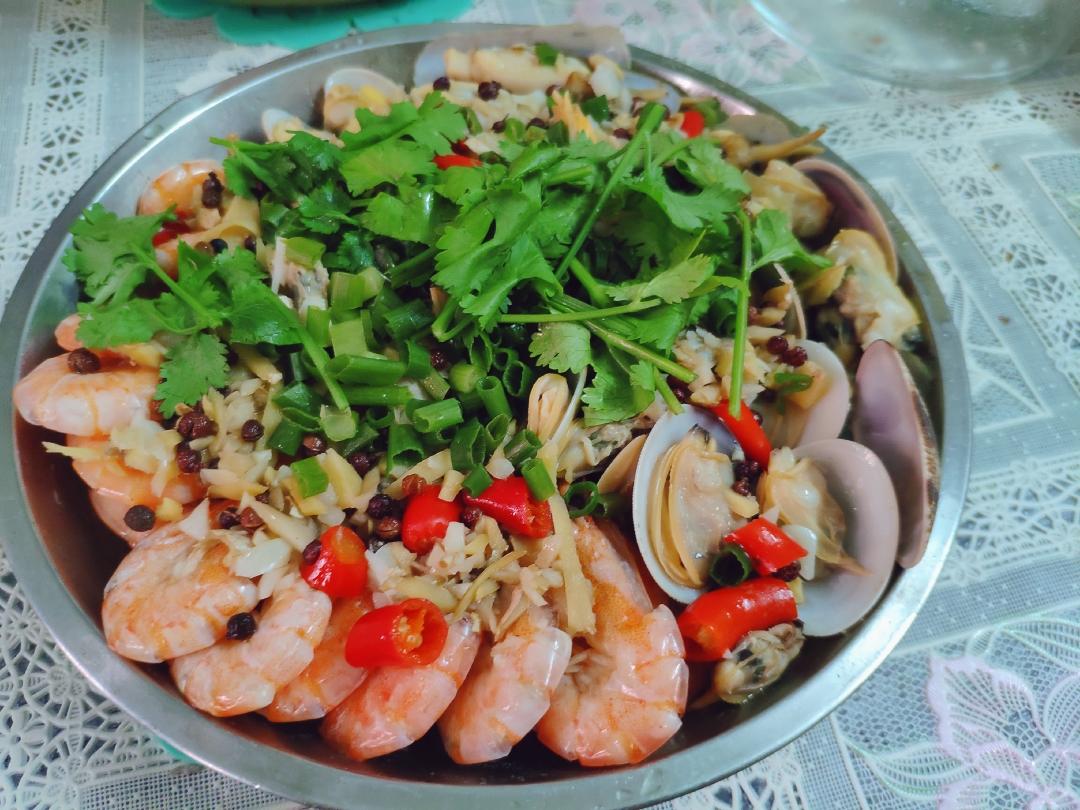 原汁原味的海鲜拼盘