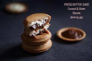 自制日本网红PRESS BUTTER SAND焦糖奶油夹心饼干的做法 步骤23