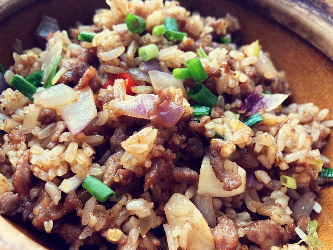 喷喷香虾酱炒饭