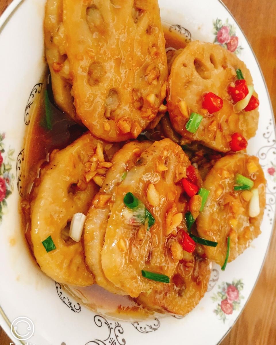 全家爱吃～糖醋肉夹藕片