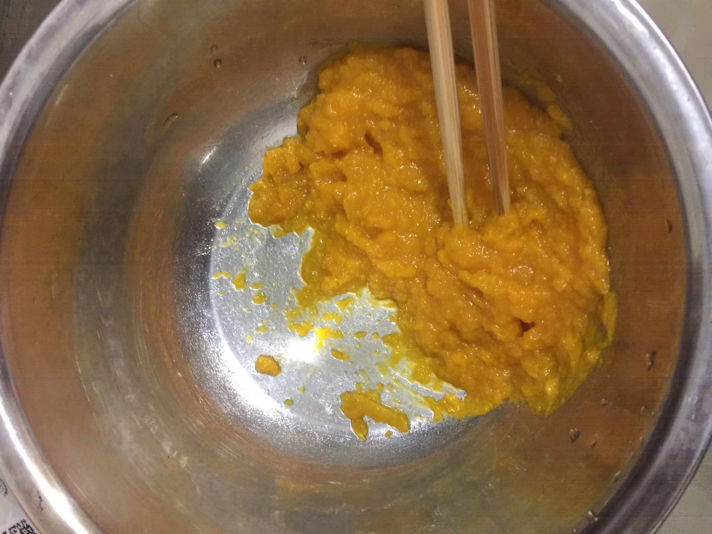 南瓜馒头（一次发酵）的做法 步骤1