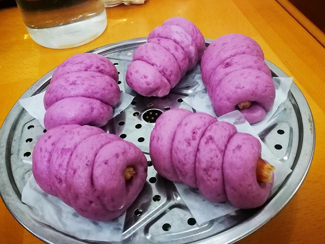 南瓜香肠卷[家简呈厨•私房面食]