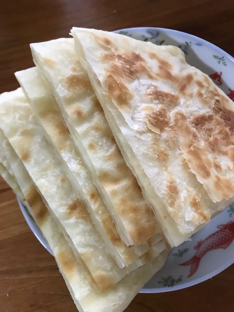 层次分明薄如蝉翼的家常基础烙饼