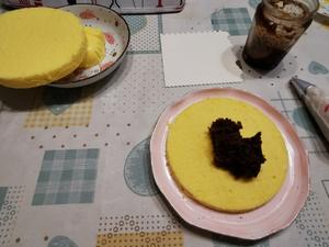宝宝周岁——红枣夹心大米蒸蛋糕&山药泥水果裱花的做法 步骤17