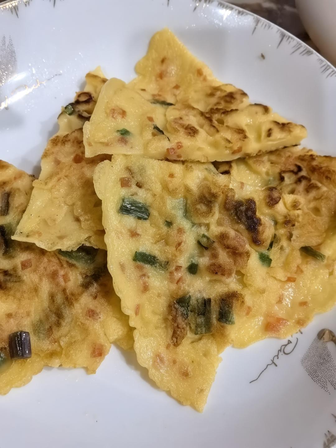 胡萝卜鸡蛋煎饼