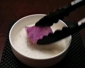 紫薯银耳椰丝糕的做法 步骤7