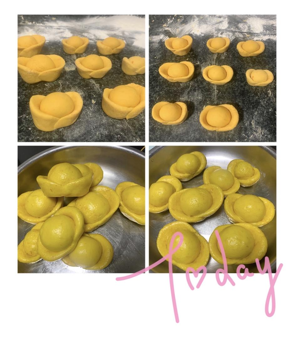 不一样的南瓜金元宝馒头