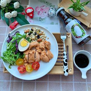 越吃越瘦的鸡胸肉蔬菜水果沙拉，低脂营养又美味的做法 步骤12