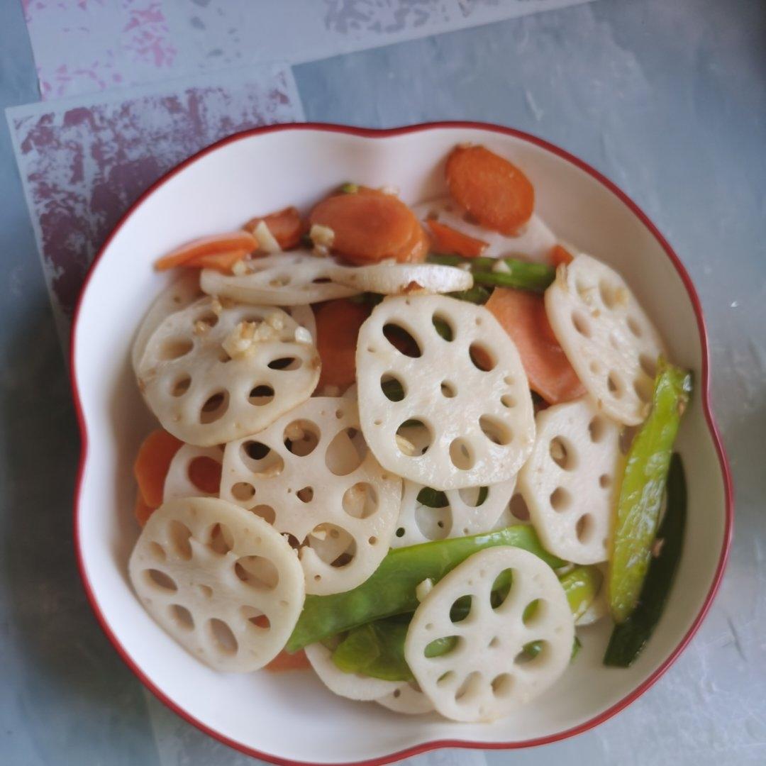 荷塘月色🌙荷兰豆炒藕片