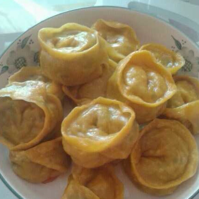 金银元宝蒸饺