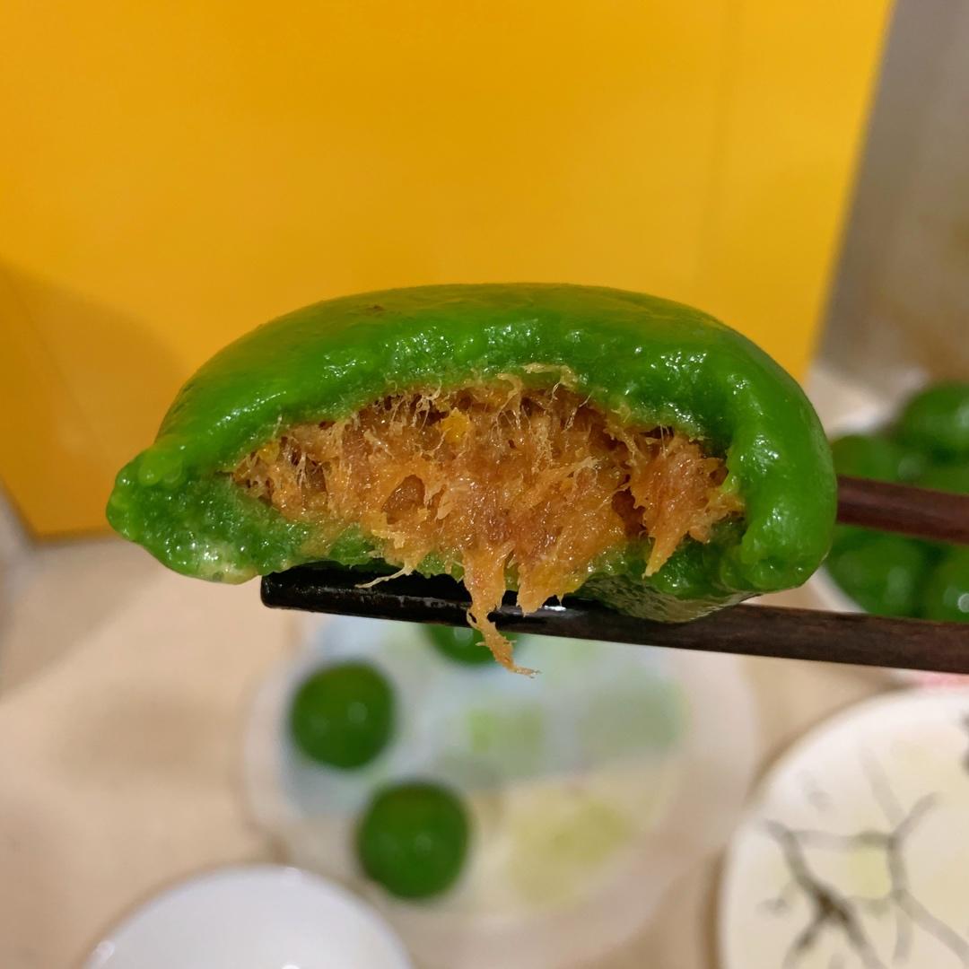 青团（咸蛋黄肉松馅）