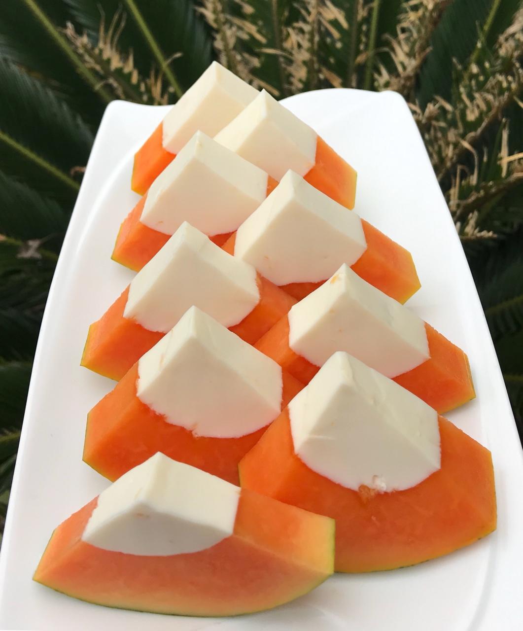 阿贝师傅做的木瓜椰奶冻