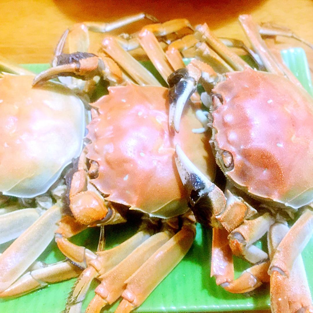 清蒸河蟹